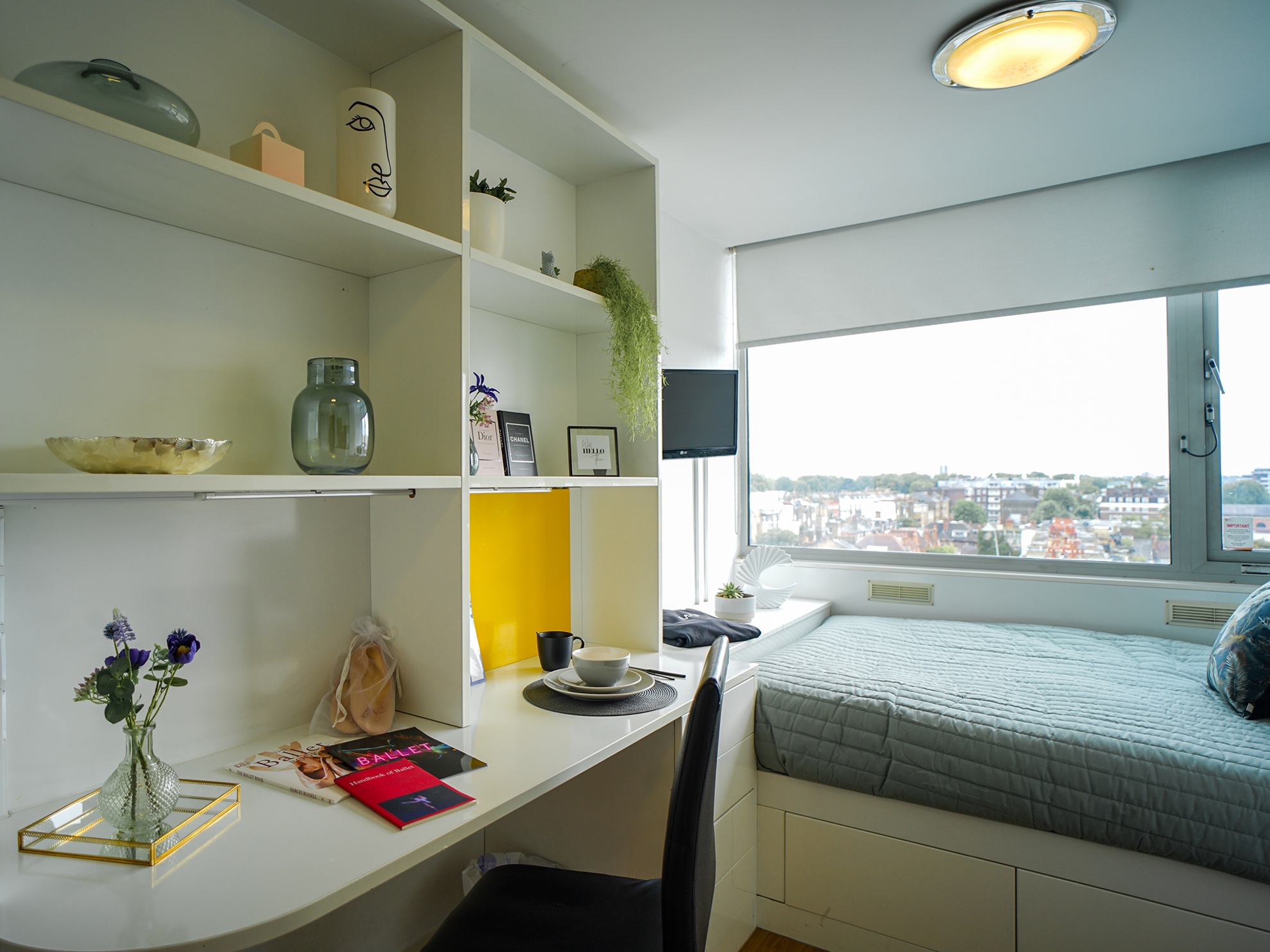 Lightfoot Hall London Gold Studio Bedroom
