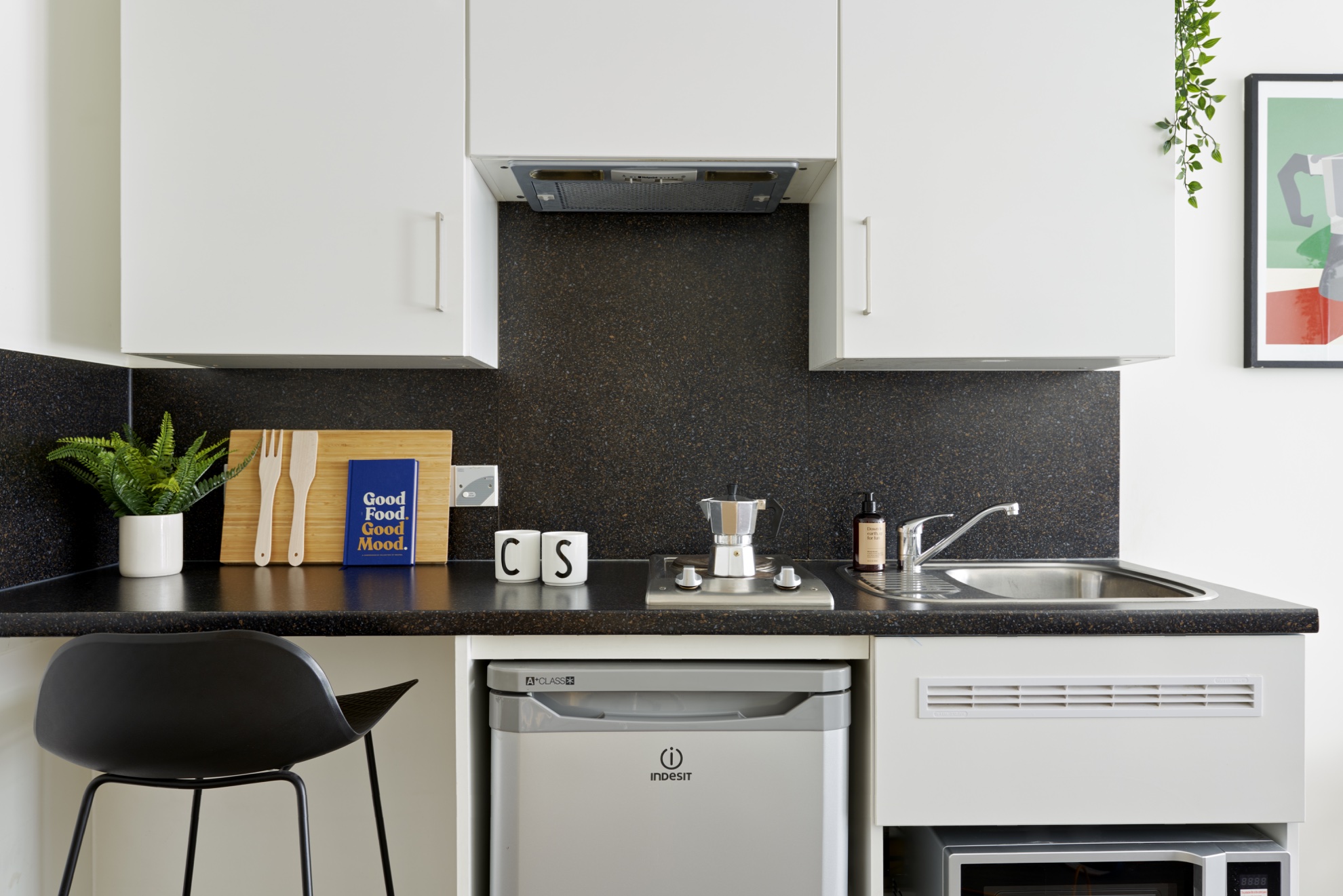 Sharman Court Gold Studio Kitchen