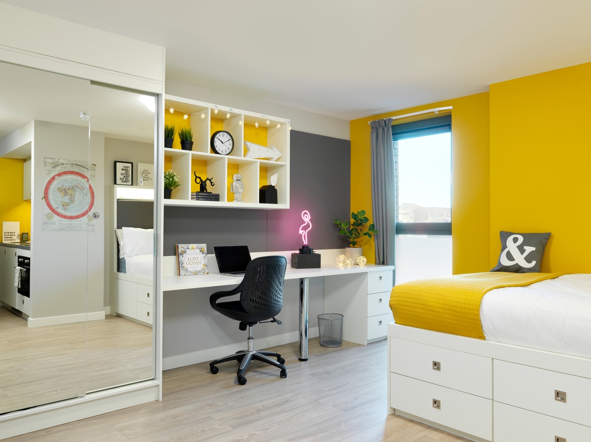 Student Castle Edinburgh Maxwell Studio Bedroom