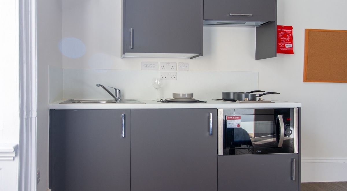 Janet Poole House London Studio Kitchen