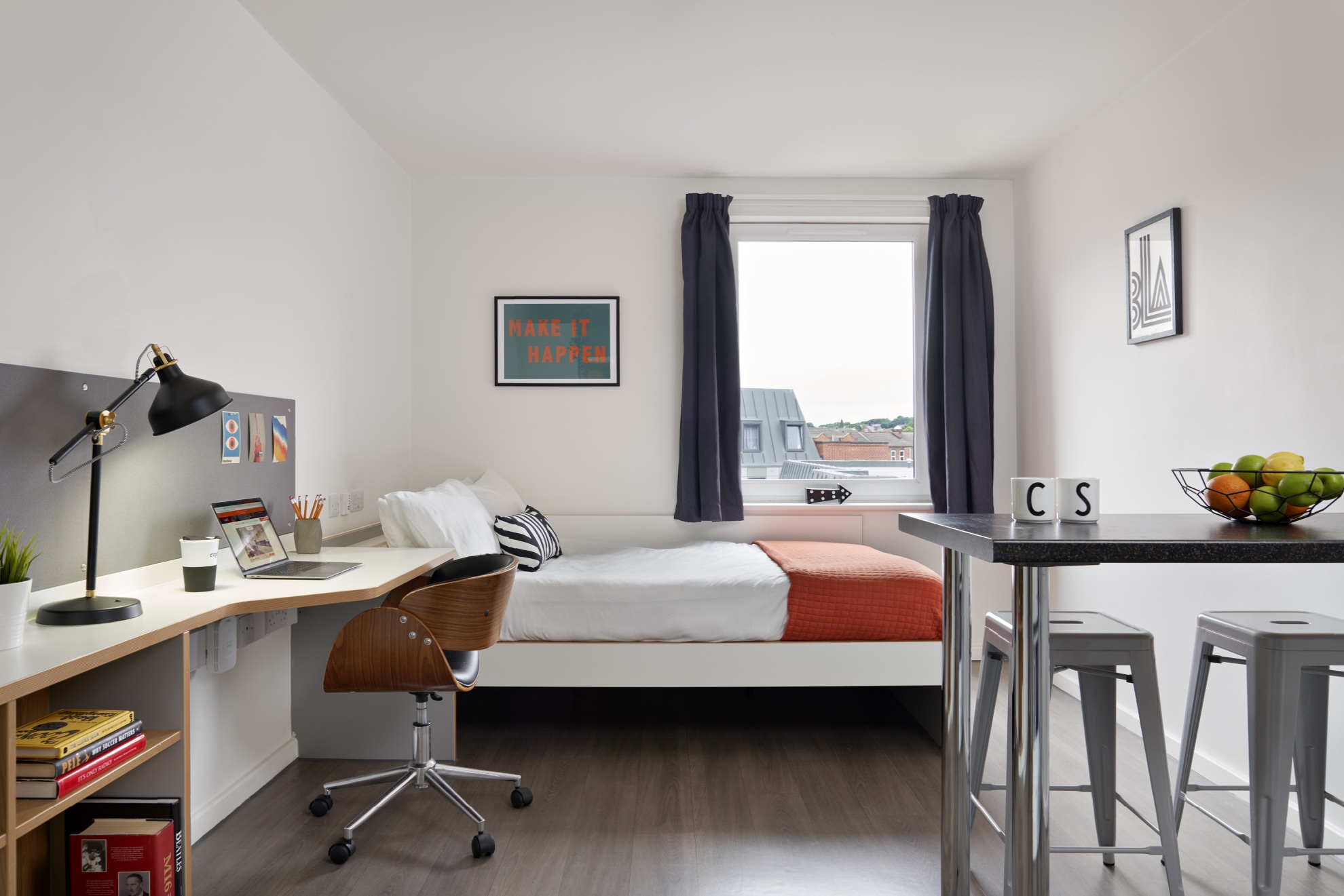 Asa Briggs House Bronze Studio Bedroom