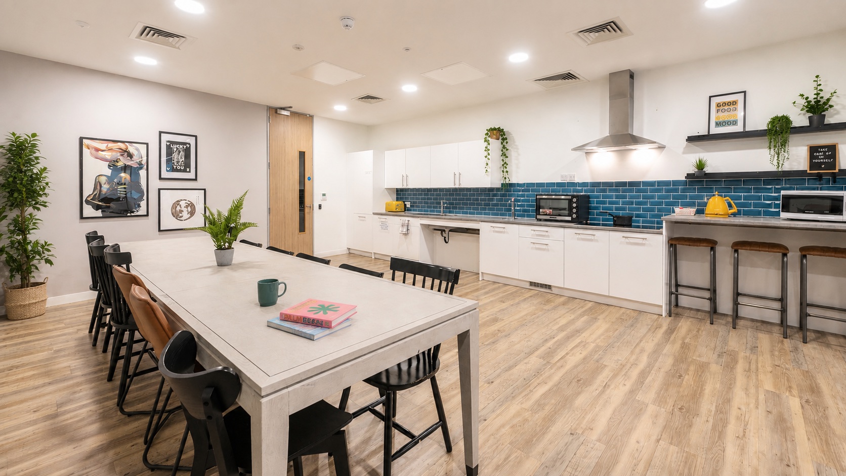 The Glasshouse Nottingham Communal Kitchen Common Area