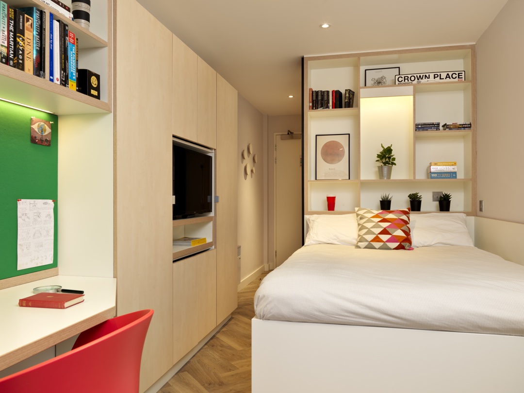 Student Castle Cambridge Beaumont Flat Bedroom