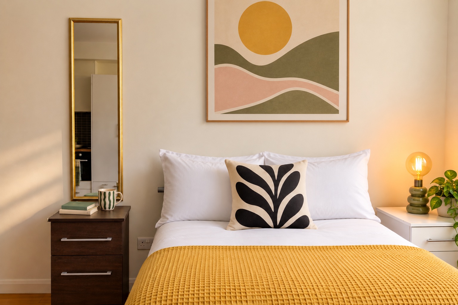 Garrow House London Gold Studio Bedroom 2