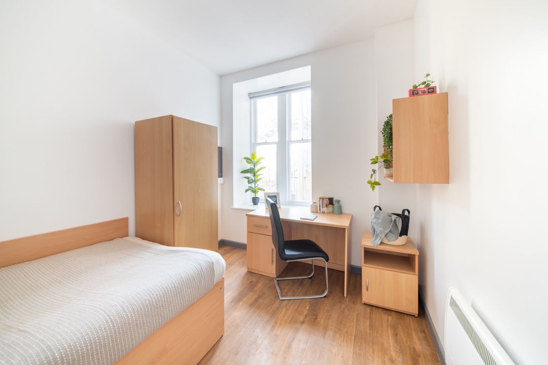 Alexandra Hall Aberystwyth Bronze Double Room Bedroom 2