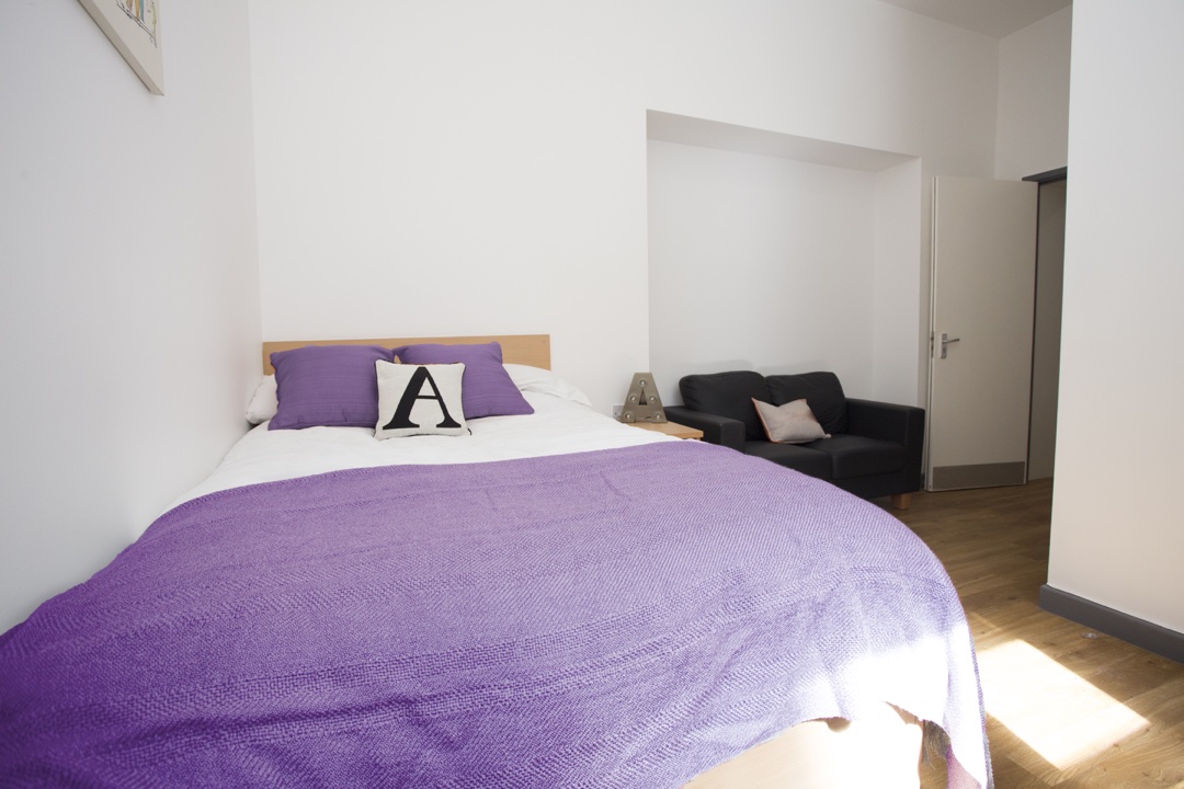 Alexandra Hall Aberystwyth Platinum Apartment Bedroom