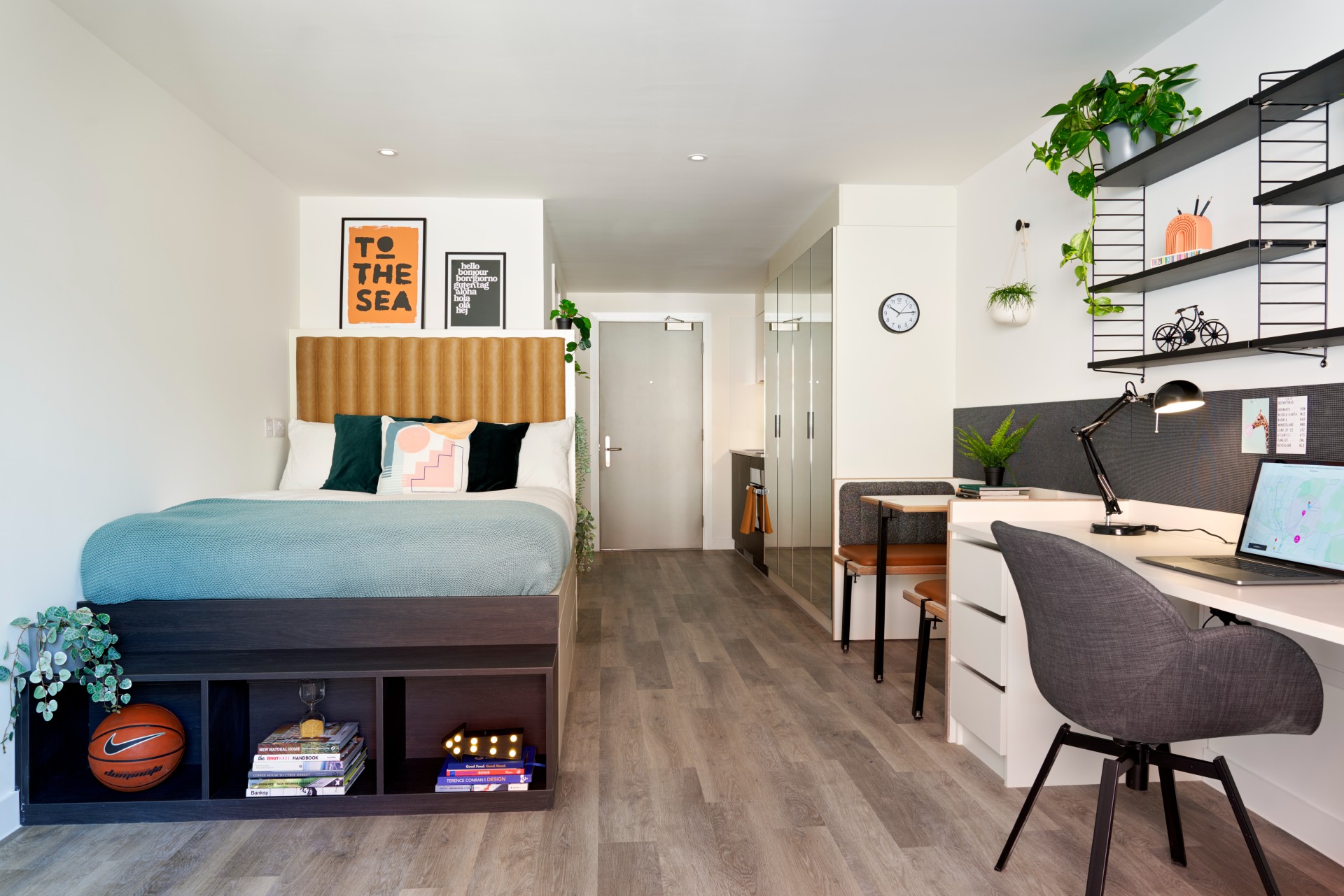 Student Castle Brighton Nash Studio Type A Bedroom