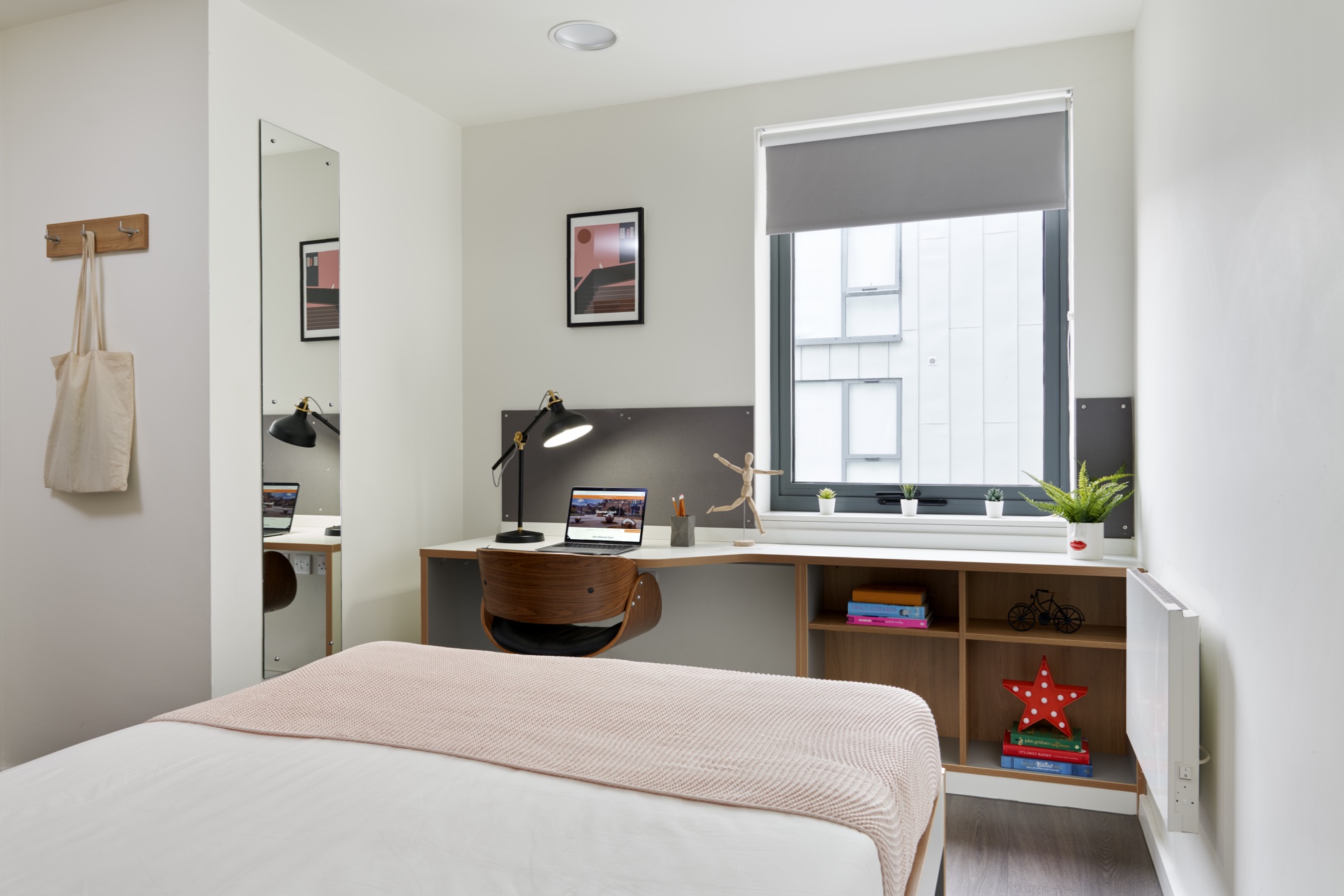 Sharman Court Bronze 1 Bed Apartment Bedroom
